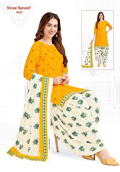 Shree Ganesh Hansika Vol 20 Patiyala Cotton Dress Material
